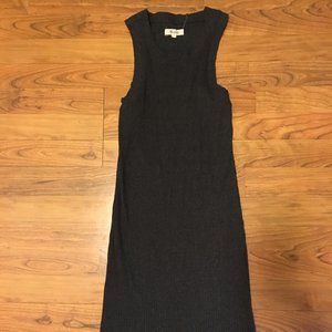 Madewell Grey Sleveless Bodycon Dress